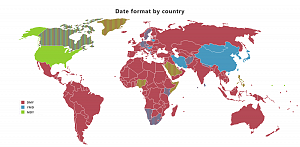 Change timezone formatting depending on user address.